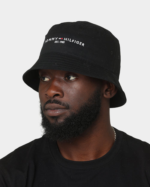 Tommy Hilfiger The Established Tech Bucket Hat Black