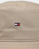 Tommy Jeans Flag Bucket Hat Tan