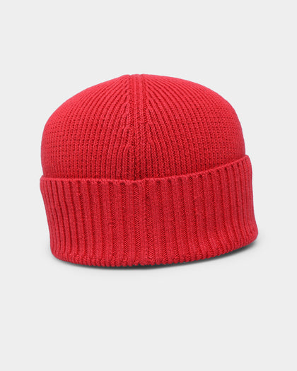 Tommy Jeans Essential Rib Short Beanie Red