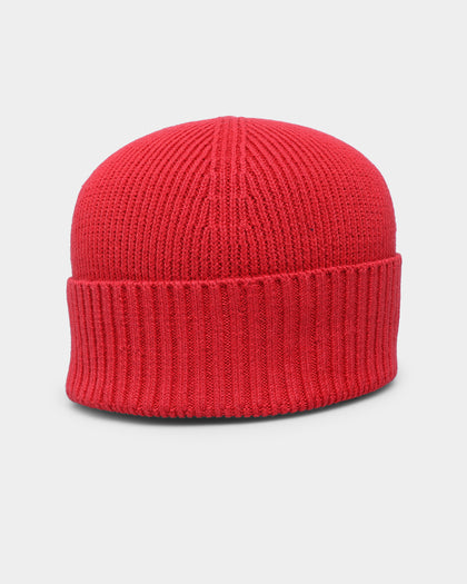 Tommy Jeans Essential Rib Short Beanie Red