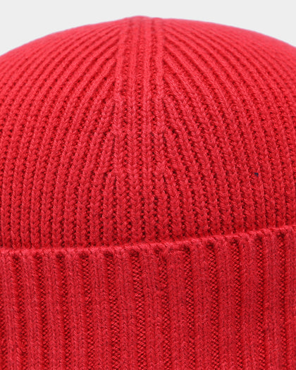 Tommy Jeans Essential Rib Short Beanie Red