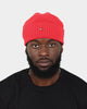 Tommy Jeans Essential Rib Short Beanie Red