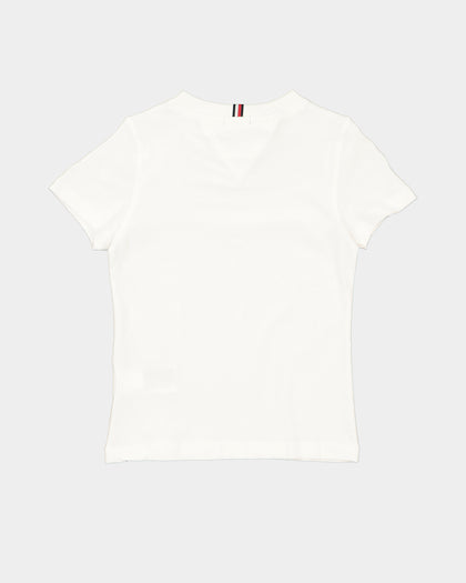 Tommy Hilfiger Kids' Logo T-Shirt White