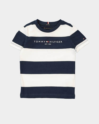 Tommy Hilfiger Kids' Essential Stripe T-Shirt Blue Stripe
