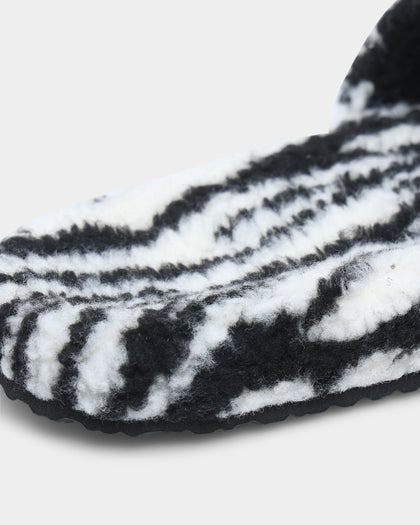 Tommy Jeans Women's Animal Printed Slides Black