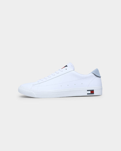 Tommy Jeans Leather Low Cut Vulcanised Sneaker White