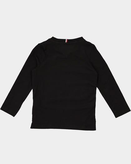 Tommy Hilfiger Kids' Timeless Tommy Long Sleeve T-Shirt Black