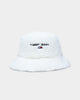 Tommy Hilfiger Women's TJW Sport Shearling Bucket Hat Ecru