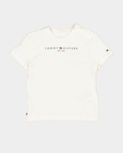 Tommy Hilfiger Kids' Baby Boy Dungaree Set White