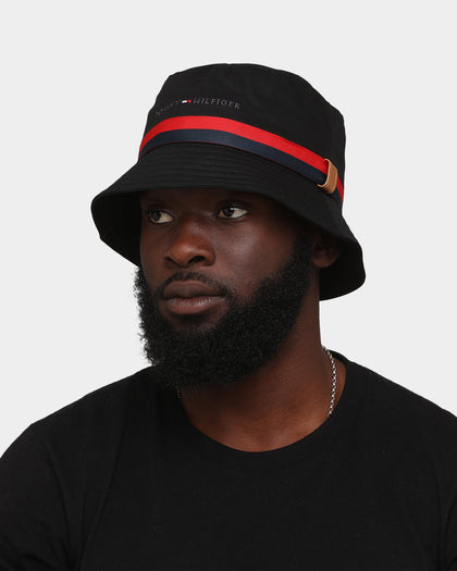 Tommy Hilfiger Established Tape Bucket Hat Black