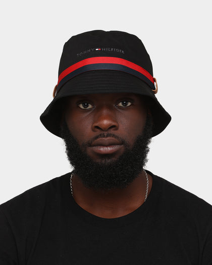 Tommy Hilfiger Established Tape Bucket Hat Black