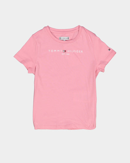 Tommy Hilfiger Kids' Essential T-Shirt Shorts Set Fresh Pink