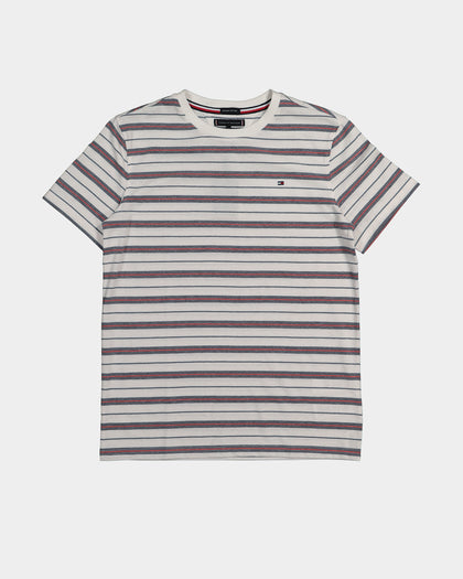 Tommy Hilfiger Kids' Stripe T-Shirt White Stripe