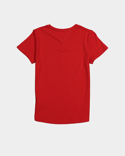 Tommy Hilfiger Kids' Latam Graphic T-Shirt Deep Crimson