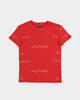Tommy Hilfiger Kids' Logo Repeat Short Sleeve T-Shirt Deep Crimson