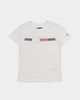 Tommy Hilfiger Kids' Global Stripe Short Sleeve T-Shirt White