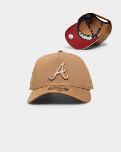 New Era Atlanta Braves 9FORTY A-Frame Snapback Wheat