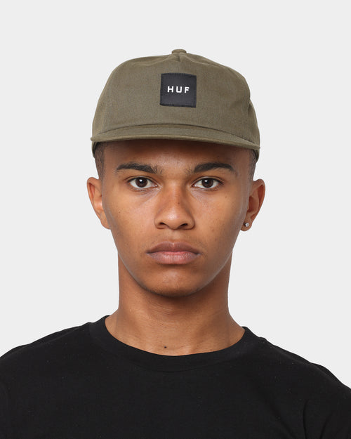 HUF Essential Unstructured Box Snapback Olive