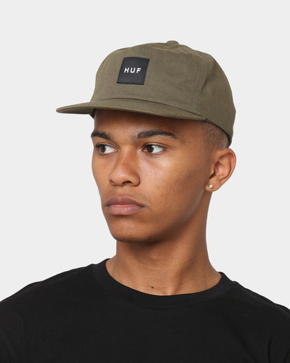 HUF Essential Unstructured Box Snapback Olive