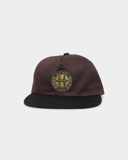 HUF H-CLass Snapback Brown