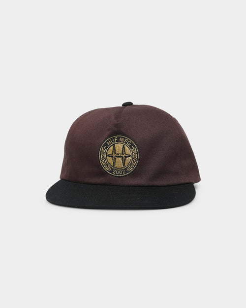 HUF H-CLass Snapback Brown