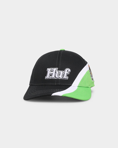 HUF Daytona 6-Panel Curved Visor Snapback Black