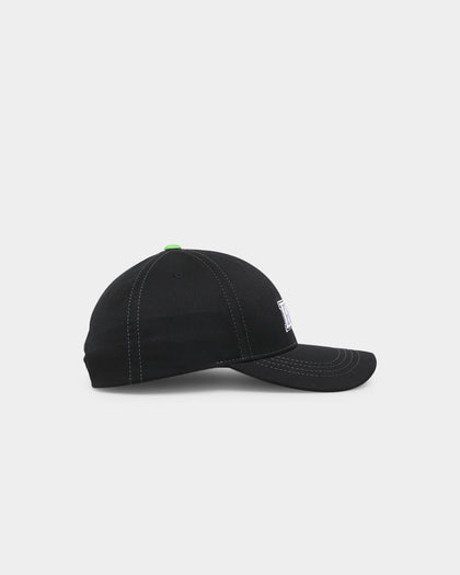 HUF Daytona 6-Panel Curved Visor Snapback Black