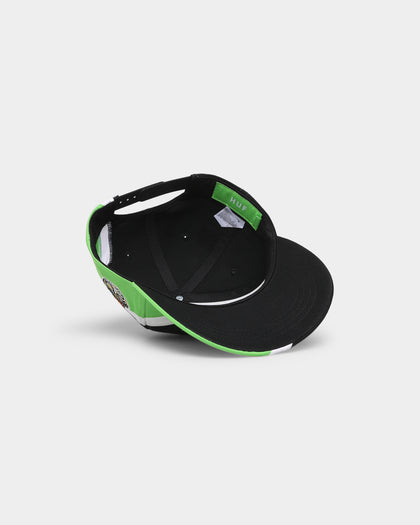 HUF Daytona 6-Panel Curved Visor Snapback Black