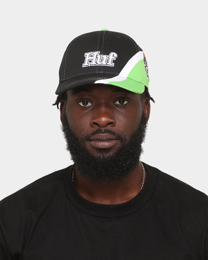 HUF Daytona 6-Panel Curved Visor Snapback Black