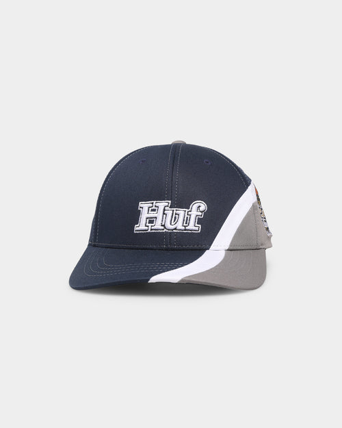 HUF Daytona 6-Panel Curved Visor Snapback Navy