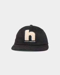 HUF Chenille Patch 6-Panel Strapback Black