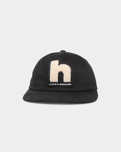 HUF Chenille Patch 6-Panel Strapback Black