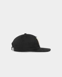 HUF Chenille Patch 6-Panel Strapback Black
