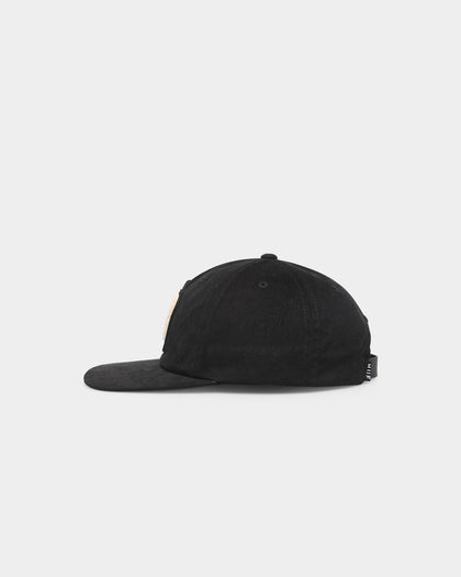 HUF Chenille Patch 6-Panel Strapback Black