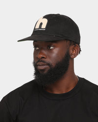 HUF Chenille Patch 6-Panel Strapback Black
