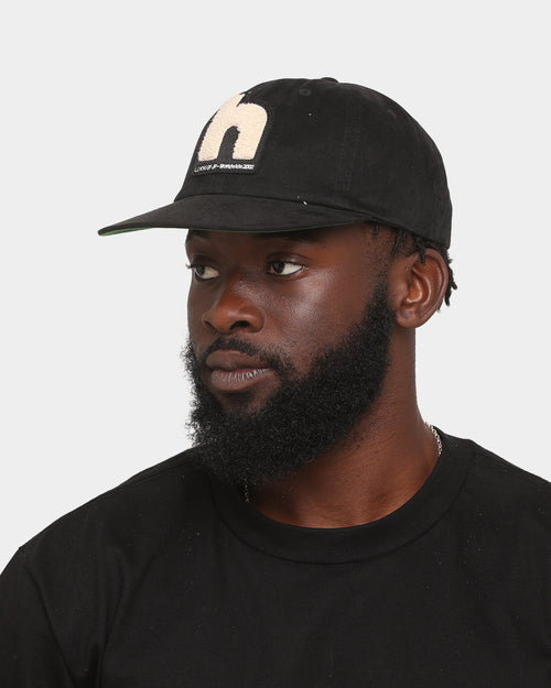 HUF Chenille Patch 6-Panel Strapback Black