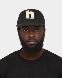 HUF Chenille Patch 6-Panel Strapback Black