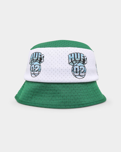 HUF Basketball Mesh Bucket Hat Green
