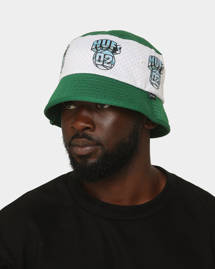HUF Basketball Mesh Bucket Hat Green
