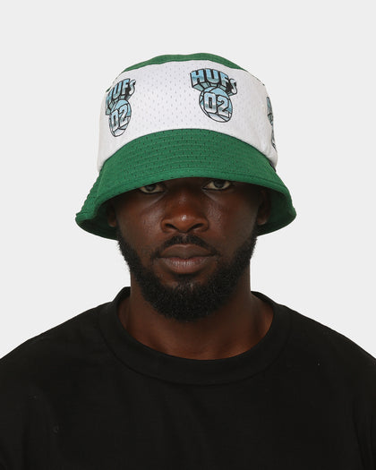 HUF Basketball Mesh Bucket Hat Green