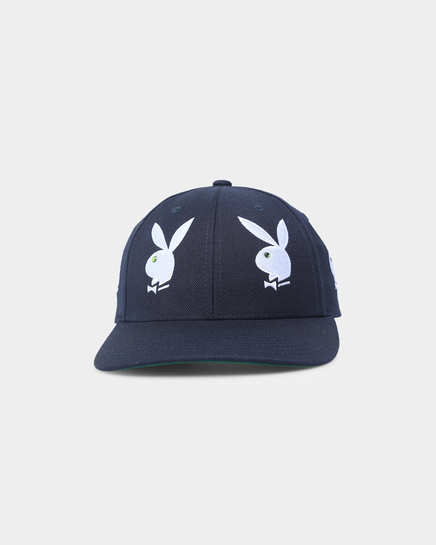 HUF X Playboy Rhinestone 6 Panel Snapback Navy | Culture Kings US