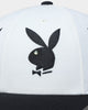 HUF X Playboy Rhinestone 6 Panel Snapback White