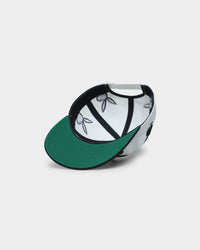 HUF X Playboy Rhinestone 6 Panel Snapback White