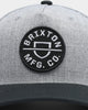 Brixton Crest C MP Snapback Heather Grey/Black