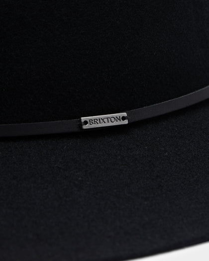 Brixton Men's Wesley Fedora Black