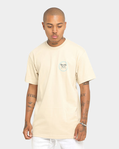 Brixton Wheeler II Short Sleeve T-Shirt Blonde