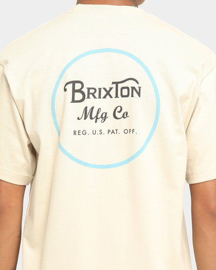 Brixton Wheeler II Short Sleeve T-Shirt Blonde