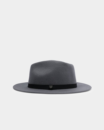 Brixton Messer Packable Fedora Charcoal