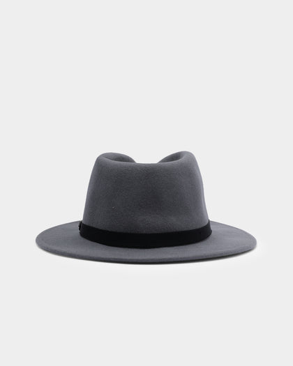 Brixton Messer Packable Fedora Charcoal
