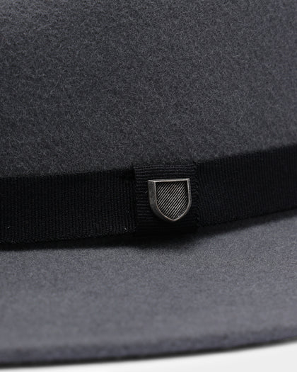 Brixton Messer Packable Fedora Charcoal